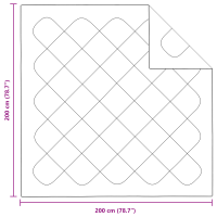 Produktbild för All-säsong Duvet med kudde 3 pcs Vit Mikrofiber