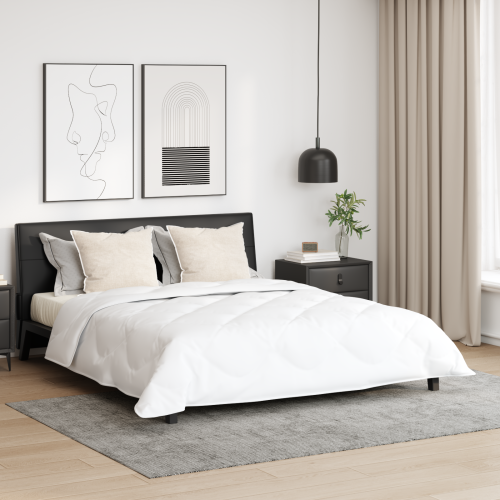 vidaXL All-säsong Duvet med kudde 3 pcs Vit Mikrofiber