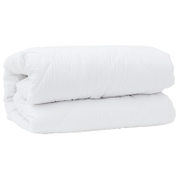 Produktbild för Duntäcke med kudde 3 pcs Vit Mikrofiber