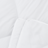 Produktbild för Duntäcke med kudde 3 pcs Vit Mikrofiber