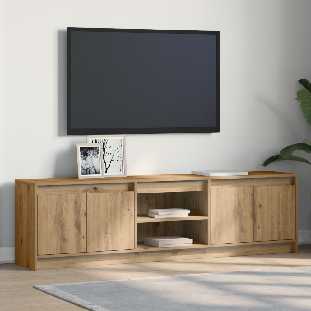 Produktbild för TV Enheter 180 x 34 x 50 cm Brun Konstruerat trä
