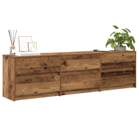 Produktbild för TV Enheter 180 x 34 x 50 cm Gammalt trä Konstruerat trä