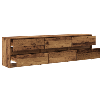 Produktbild för TV Enheter 180 x 34 x 50 cm Gammalt trä Konstruerat trä