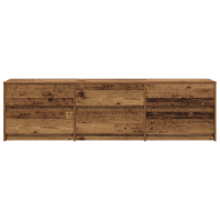 Produktbild för TV Enheter 180 x 34 x 50 cm Gammalt trä Konstruerat trä