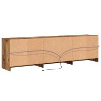 Produktbild för TV Enheter 180 x 34 x 50 cm Gammalt trä Konstruerat trä
