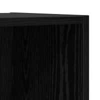 Produktbild för TV-bänkset 2 pcs Svart 37 x 37 x 142,5 cm Konstruerat trä