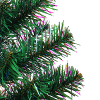 Produktbild för Konstgjord Förbelyst Julgran Grön 240 cm PVC och metall