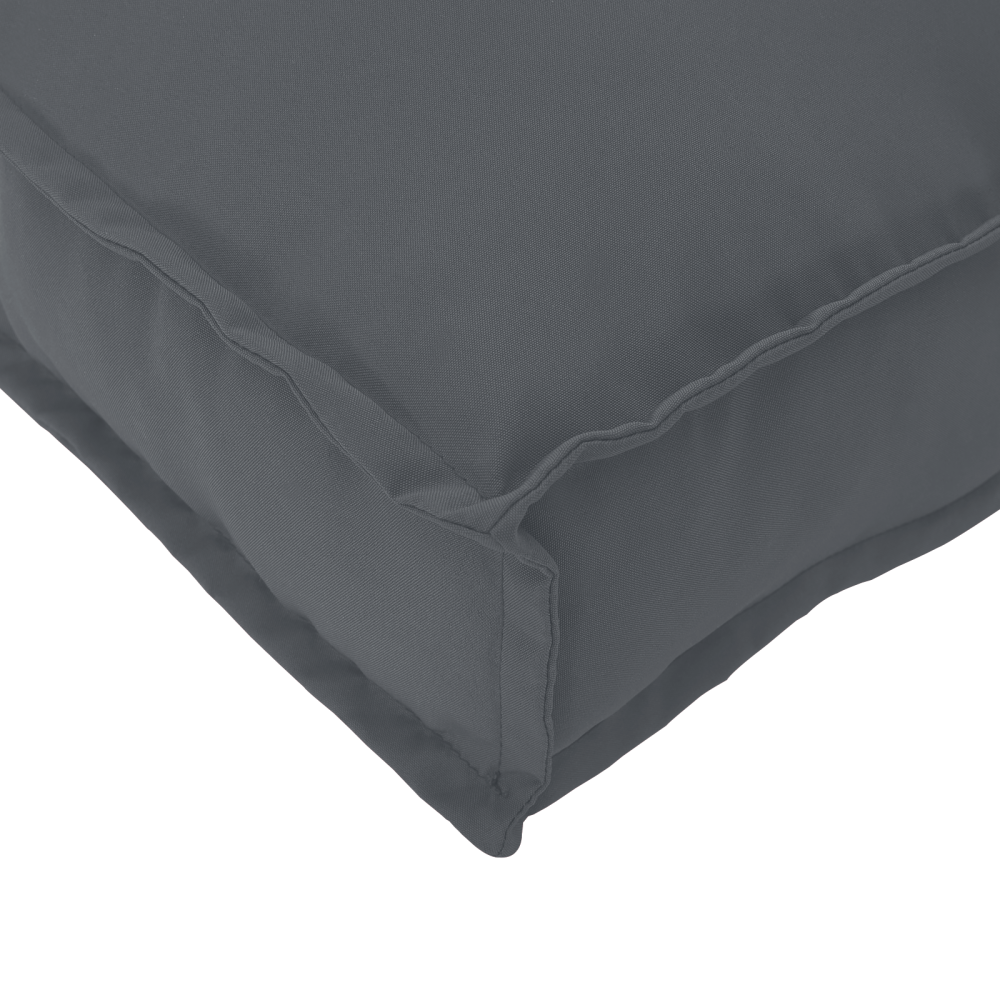 Produktbild för Kuddsats 3 pcs Antracit Oxford Tyg