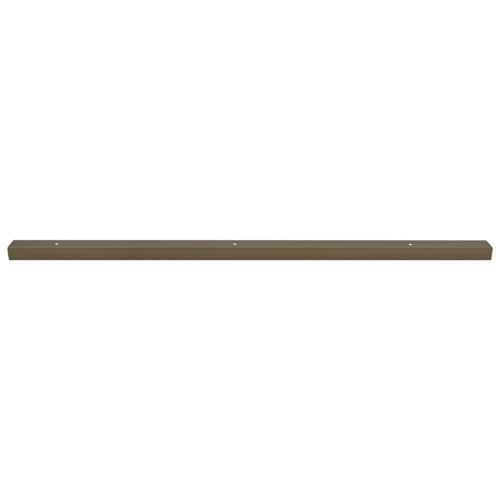 Produktbild för Trappnoslister 10 pcs Brun 67 x 3 x 2 cm Aluminium