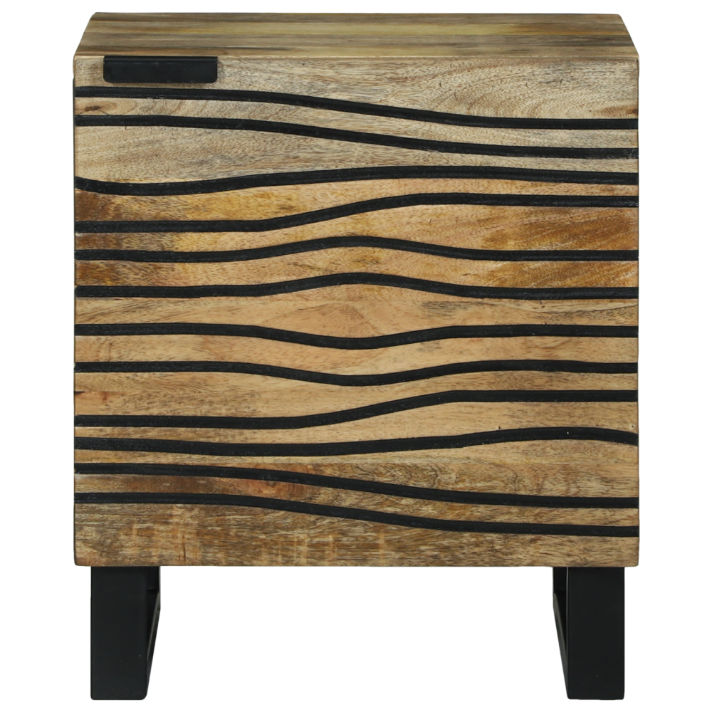 Produktbild för Nattduksbord Naturlig 40 x 33 x 46 cm Konstruerat trä