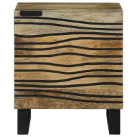 Produktbild för Nattduksbord Naturlig 40 x 33 x 46 cm Konstruerat trä