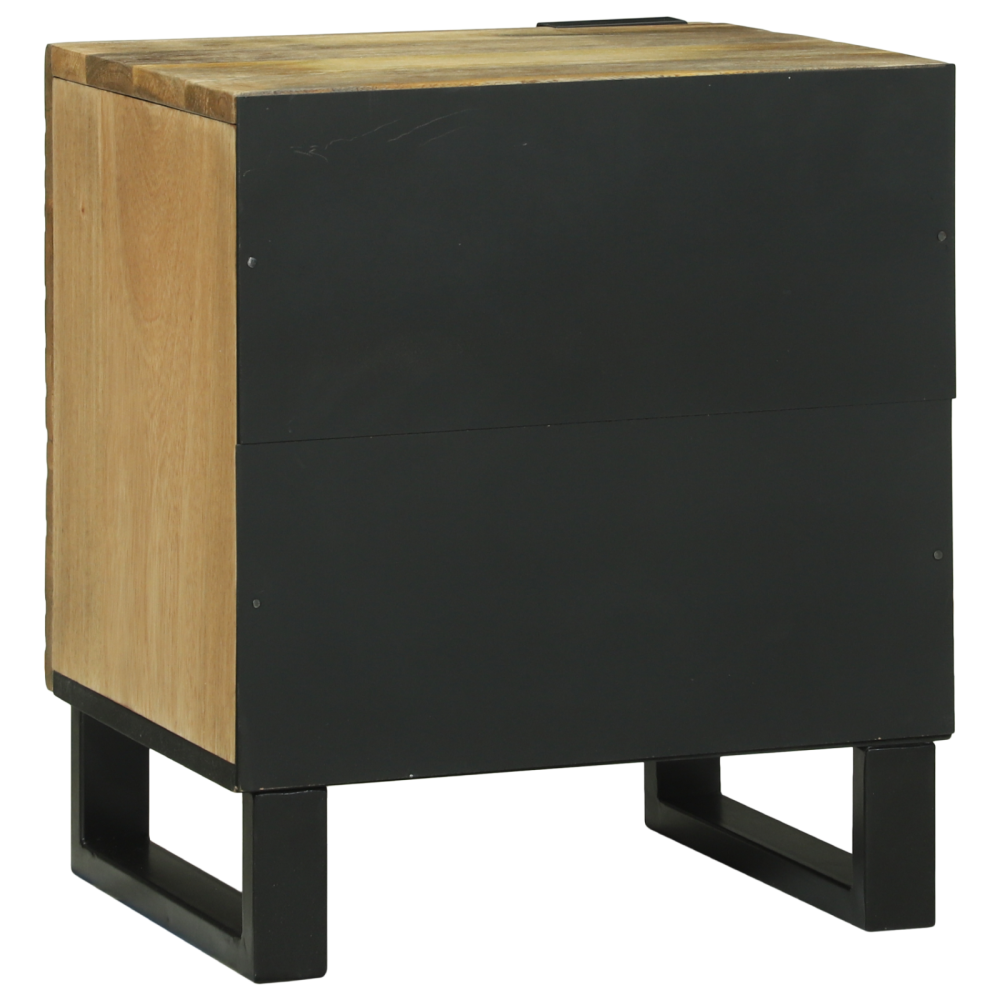 Produktbild för Nattduksbord Naturlig 40 x 33 x 46 cm Konstruerat trä