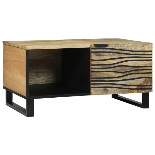 vidaXL Kaffeebord Naturlig 80 x 50 x 40 cm Konstruerat trä