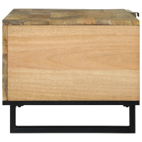 Produktbild för Kaffeebord Naturlig 80 x 50 x 40 cm Konstruerat trä