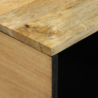 Produktbild för Kaffeebord Naturlig 80 x 50 x 40 cm Konstruerat trä