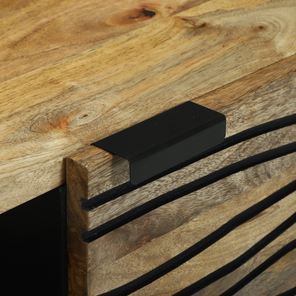 Produktbild för Kaffeebord Naturlig 80 x 50 x 40 cm Konstruerat trä