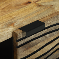 Produktbild för Kaffeebord Naturlig 80 x 50 x 40 cm Konstruerat trä