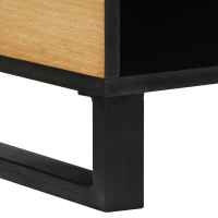 Produktbild för Kaffeebord Naturlig 80 x 50 x 40 cm Konstruerat trä