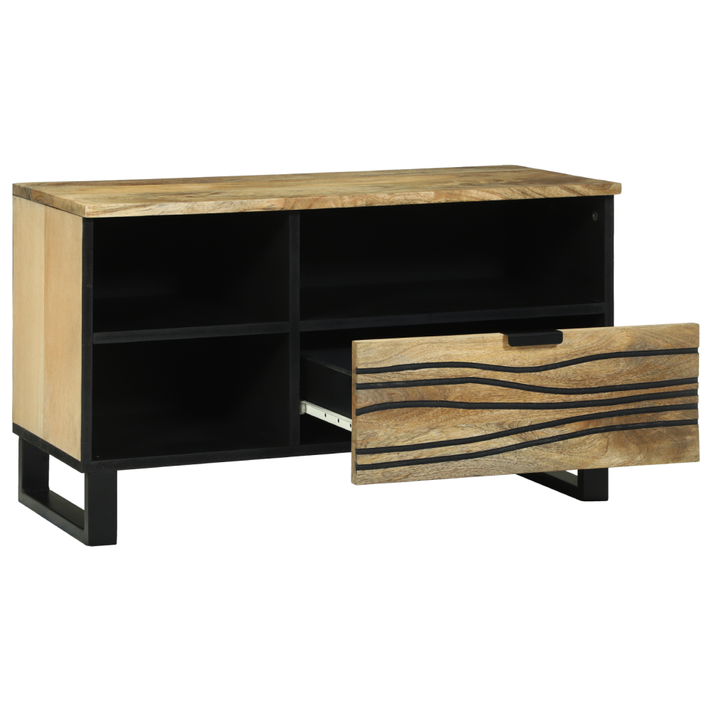 Produktbild för TV Enheter med låda Brun 80 x 33 x 46 cm Konstruerat trä