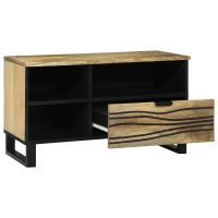 Produktbild för TV Enheter med låda Brun 80 x 33 x 46 cm Konstruerat trä