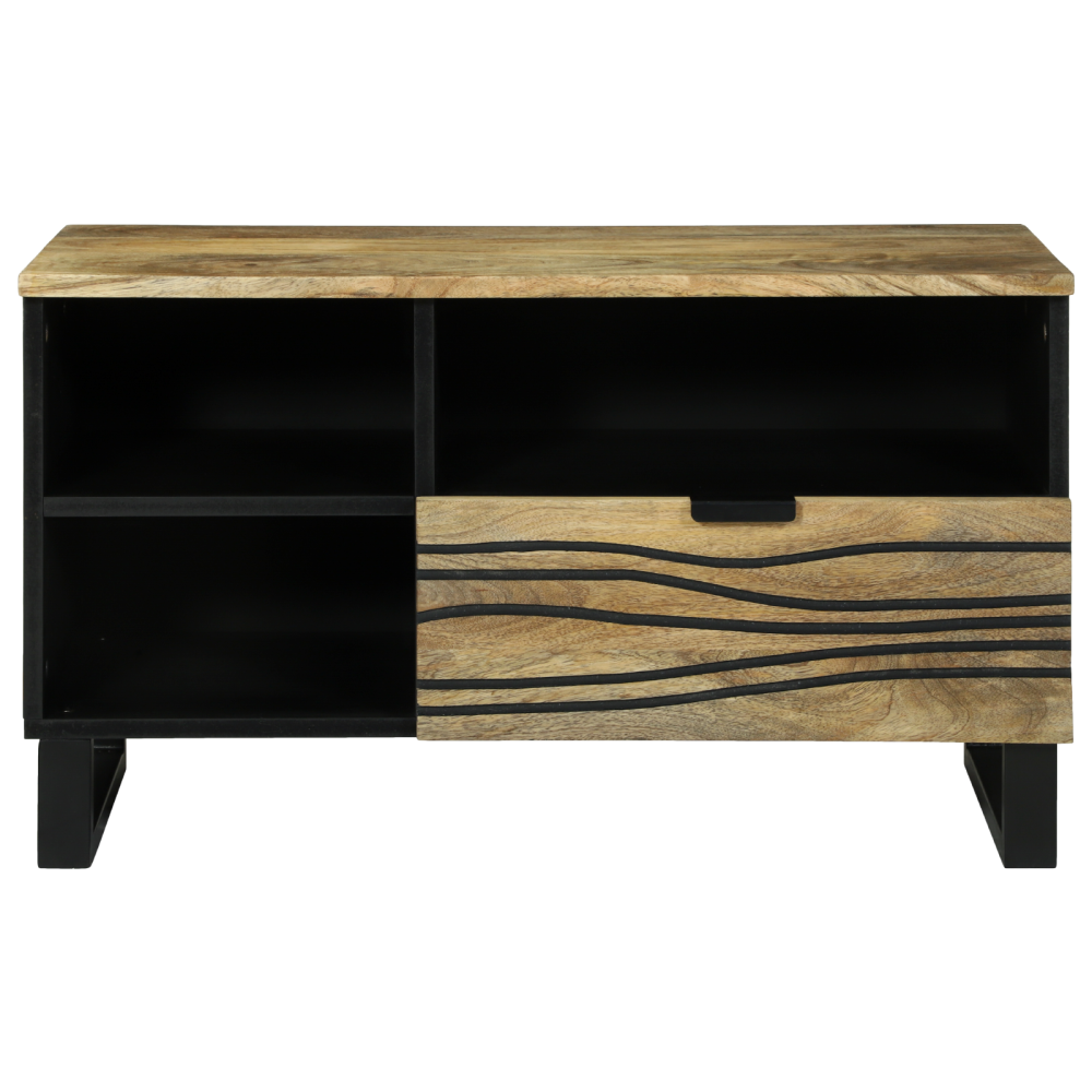 Produktbild för TV Enheter med låda Brun 80 x 33 x 46 cm Konstruerat trä