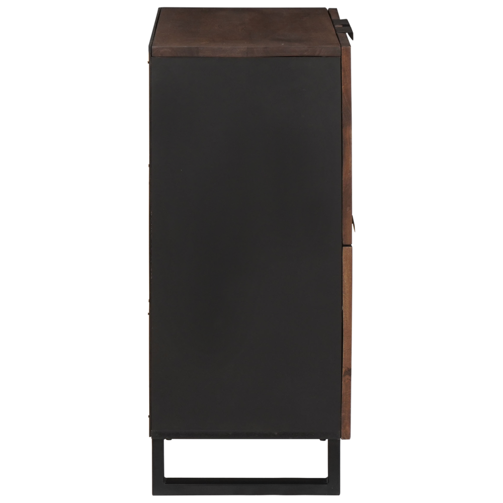 Produktbild för Medielagringsskåp och hyllor Brun 60 x 33.5 x 75 cm