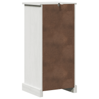 Produktbild för Badrumsskåp VIGO Vit och antikvit 37,5 x 34 x 80 cm Massiv furu