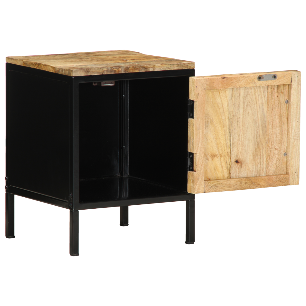 Produktbild för Nattduksbord 2 pcs Brun och svart 30 x 30 x 40 cm