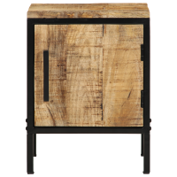 Produktbild för Nattduksbord 2 pcs Brun och svart 30 x 30 x 40 cm