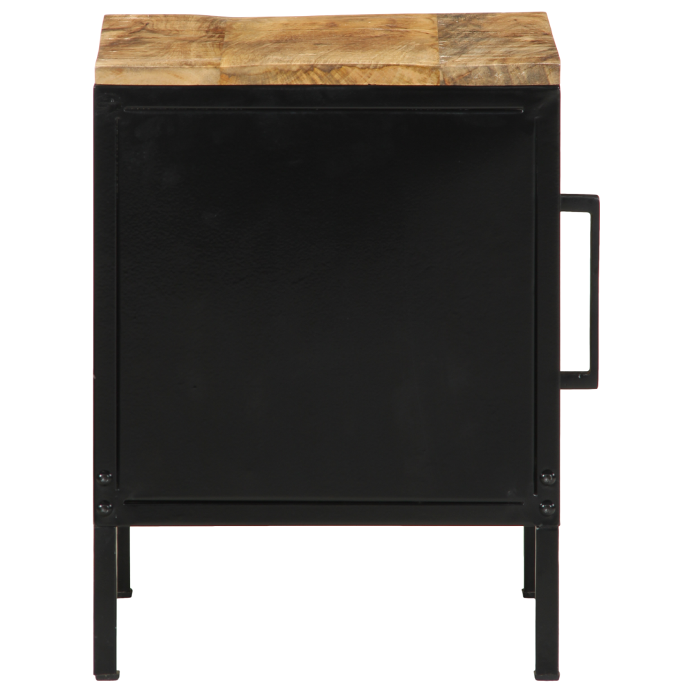 Produktbild för Nattduksbord 2 pcs Brun och svart 30 x 30 x 40 cm