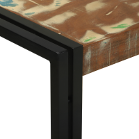Produktbild för Konsolbord med hylla 120 x 33 x 75 cm Solid återvunnen trä
