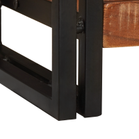 Produktbild för Konsolbord Flerfärgsdesign 90 x 33 x 75 cm Solid återvunnen trä