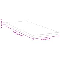 Produktbild för Madrasskydd Vit och grön 90 x 190 cm Jacquard tyg