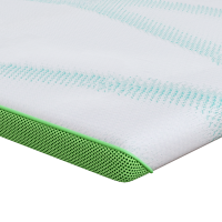 Produktbild för Madrasskydd Vit och grön 90 x 190 cm Jacquard tyg