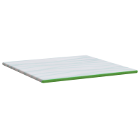 Produktbild för Madrasskydd Vit och grön 200 x 200 cm Jacquard tyg