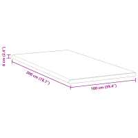 Produktbild för Madrasskydd Vit och grön 100 x 200 cm Jacquard tyg
