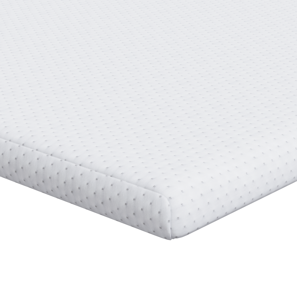 Produktbild för Madrasskydd Vit 100 x 200 cm Jacquard tyg