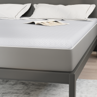 Produktbild för Madrasskydd Vit 200 x 200 cm Jacquard tyg