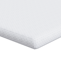 Produktbild för Madrasskydd Vit 80 x 200 cm Jacquard tyg