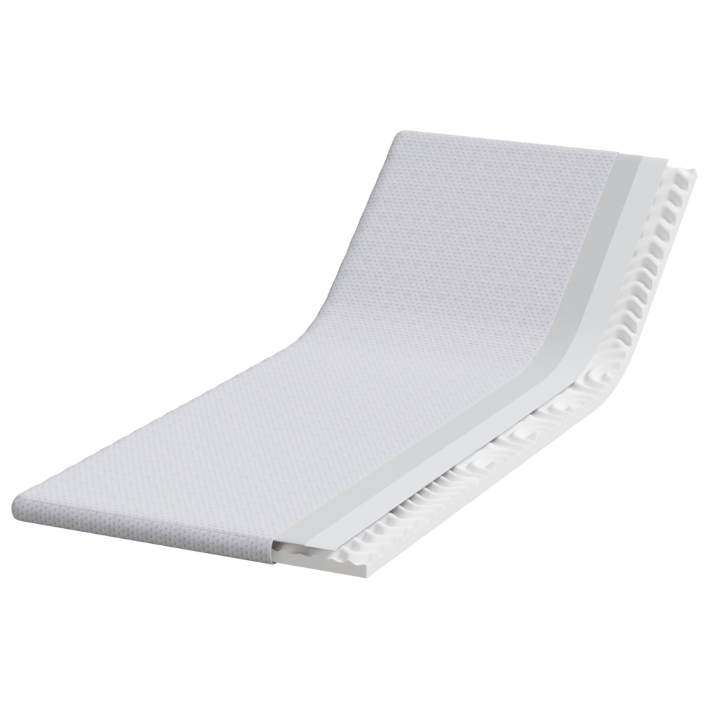 Produktbild för Madrasskydd Vit 80 x 200 cm Jacquard tyg