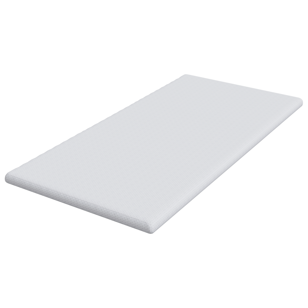Produktbild för Madrasskydd Vit 90 x 190 cm Jacquard tyg