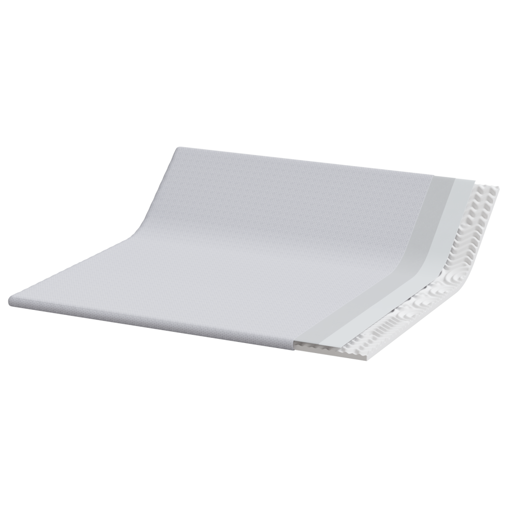 Produktbild för Madrasskydd Vit 200 x 200 cm Jacquard tyg