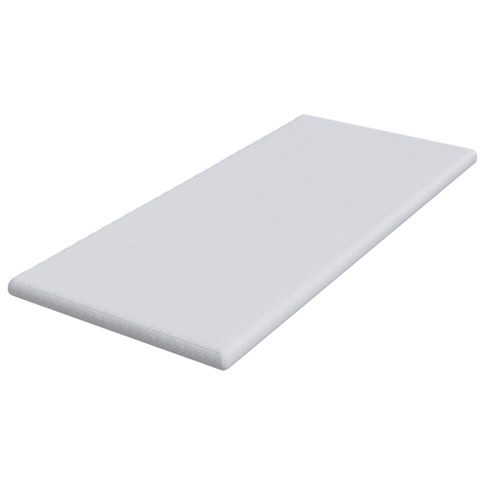 Produktbild för Madrasskydd Vit 90 x 200 cm Jacquard tyg