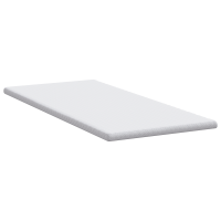 Produktbild för Madrasskydd Vit 100 x 200 cm Jacquard tyg