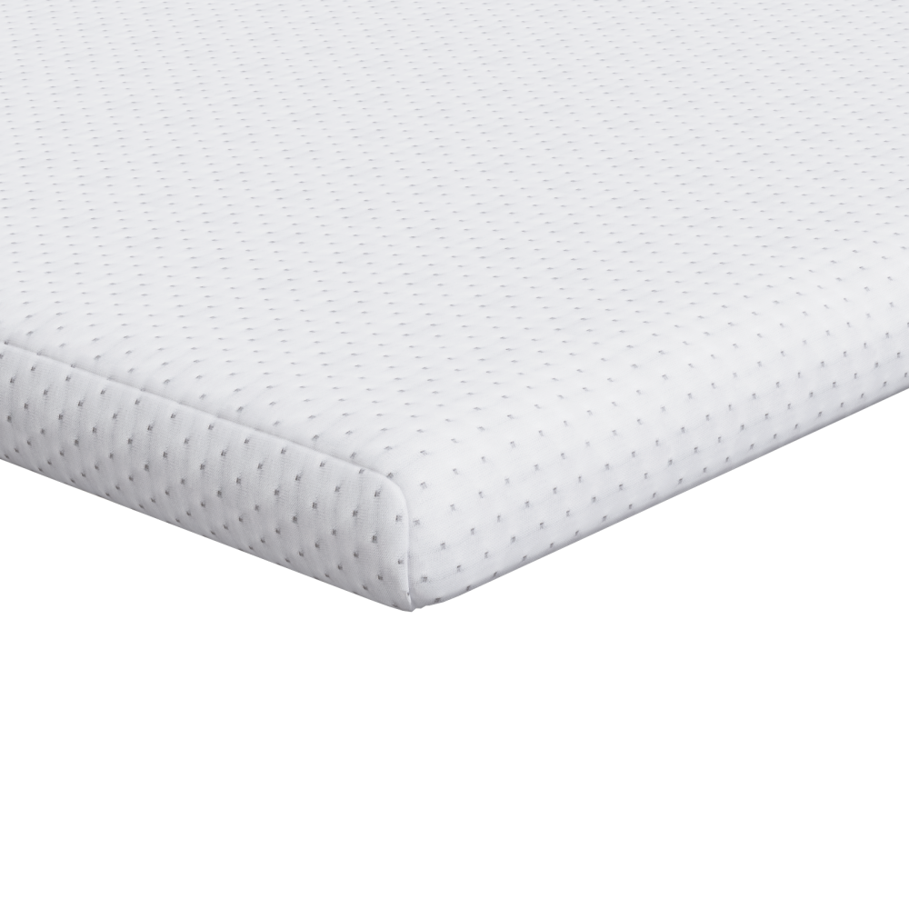Produktbild för Madrasskydd Vit 120 x 200 cm Jacquard tyg