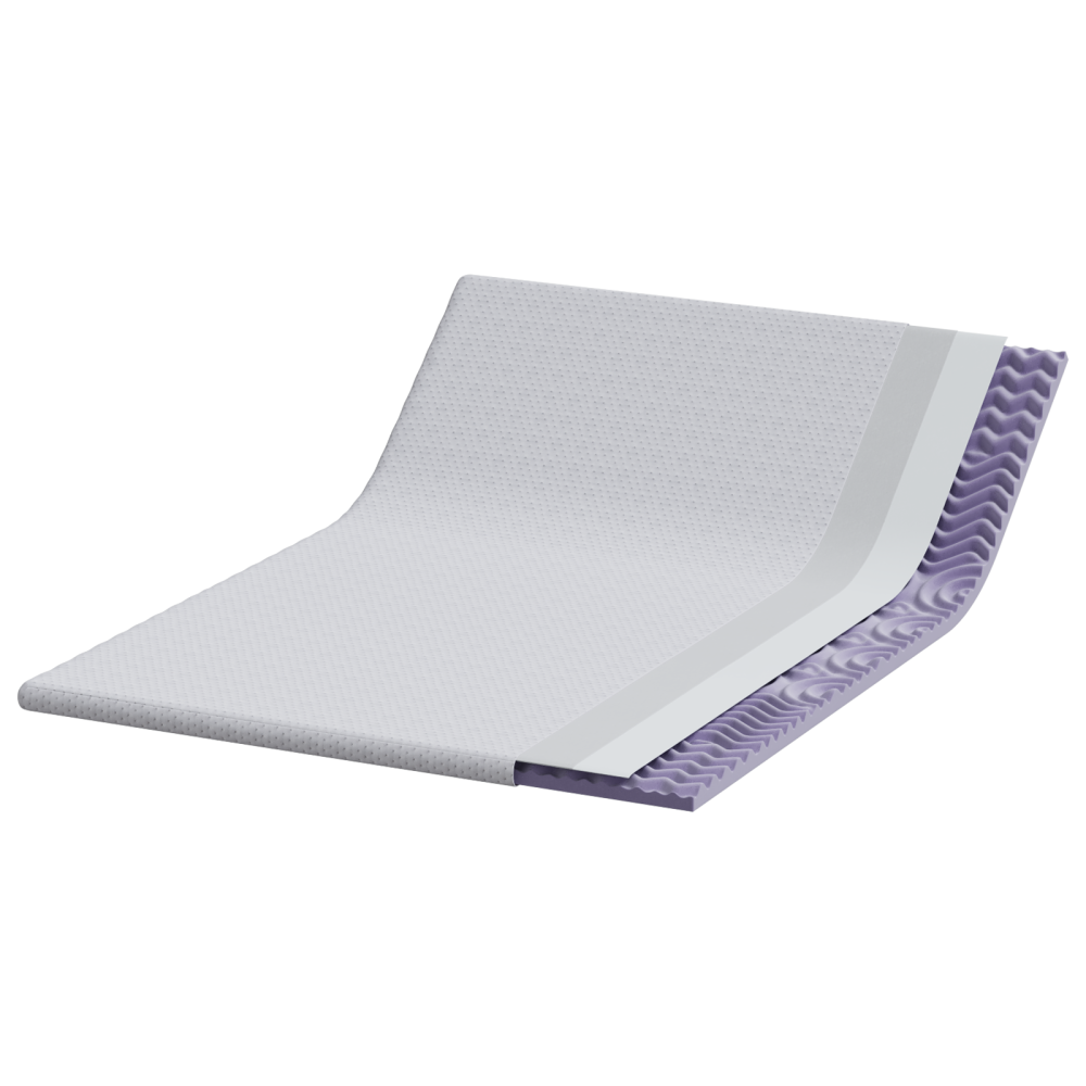 Produktbild för Madrasskydd Vit 140 x 200 cm Jacquard tyg