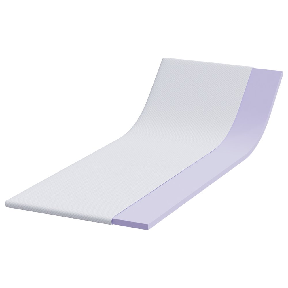 Produktbild för Memory foam madrass toppers for Vuxna Mjuk 80 x 200 cm Vit