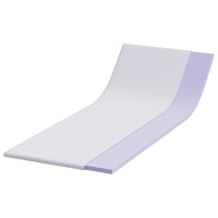 Produktbild för Memory foam madrass toppers for Vuxna Mjuk 80 x 200 cm Vit