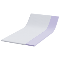 Produktbild för Memory foam madrass toppers for Vuxna Mjuk 90 x 200 cm 3,5 cm