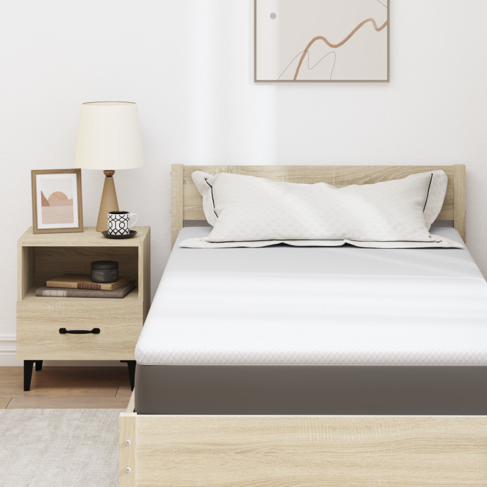 Produktbild för Memory foam madrass toppers for Vuxna Mjuk 90 x 200 cm 3,5 cm